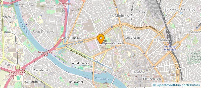 localisation de l'entreprise SCI METRO à TOULOUSE