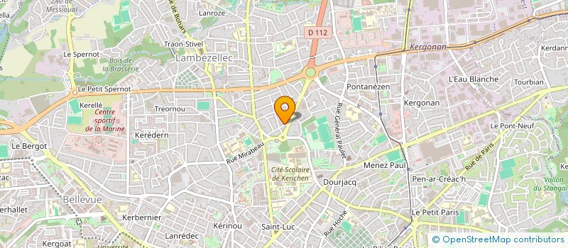 localisation de l'entreprise SCI METRO  BREST