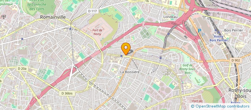 localisation de l'entreprise SCI METRO DE NOISY LE SEC à NOISY-LE-SEC