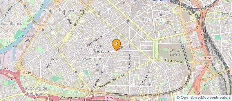 localisation de l'entreprise SCI METROPOLE IMMOBILIERE à LILLE