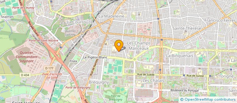 localisation de l'entreprise SCI METROPOLIS à RENNES