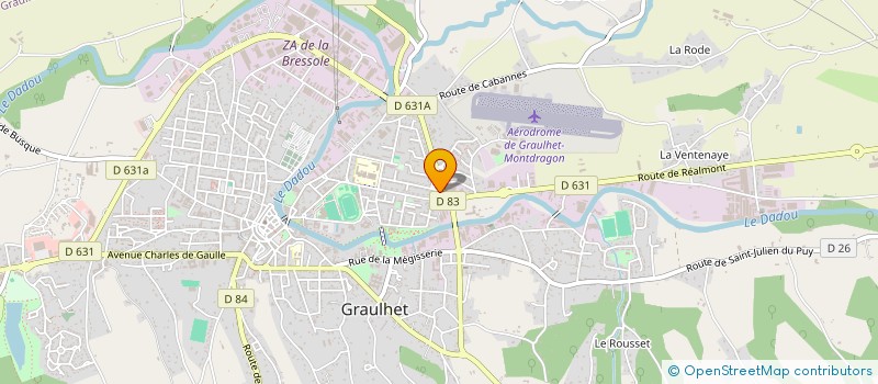 localisation de l'entreprise SCI METTE  GRAULHET