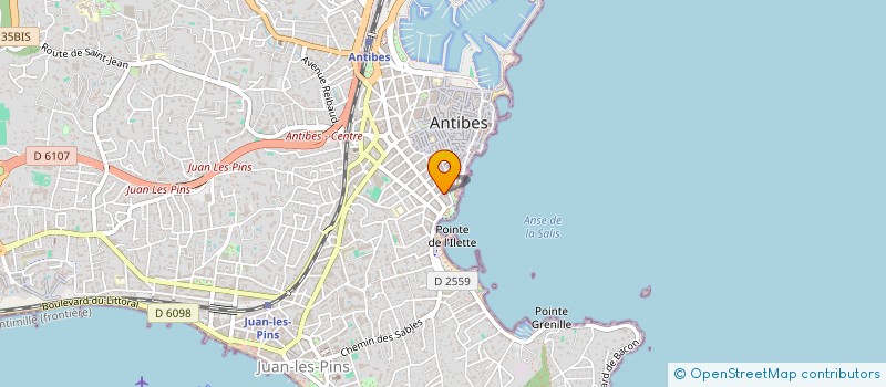 localisation de l'entreprise SCI METTE LONE à ANTIBES