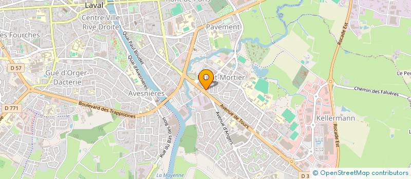 localisation de l'entreprise SCI METTMANN à LAVAL