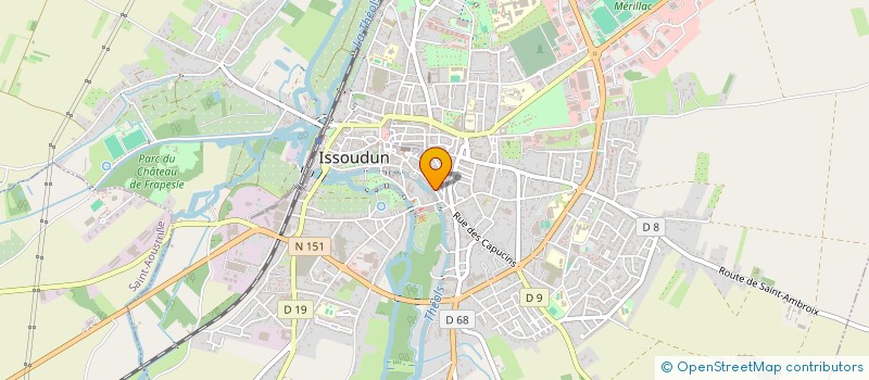 localisation de l'entreprise SCI METTRIOS à ISSOUDUN