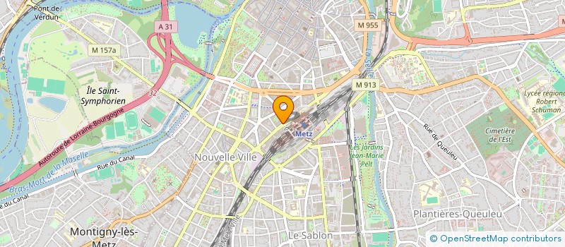 localisation de l'entreprise SCI METZ MODERNE  METZ