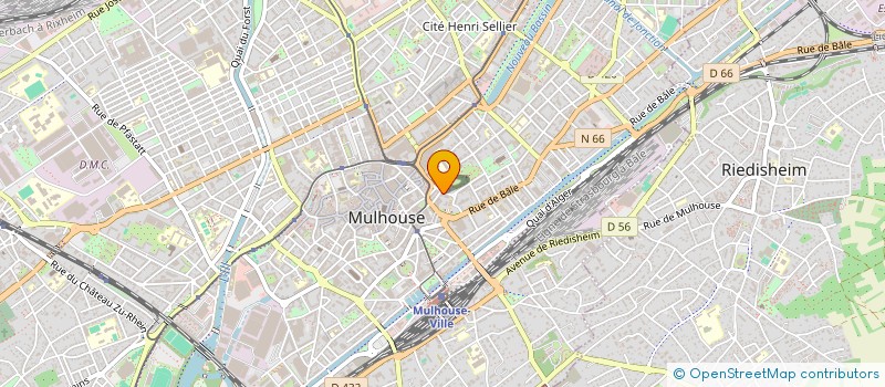 localisation de l'entreprise SCI METZ SALVATOR  MULHOUSE