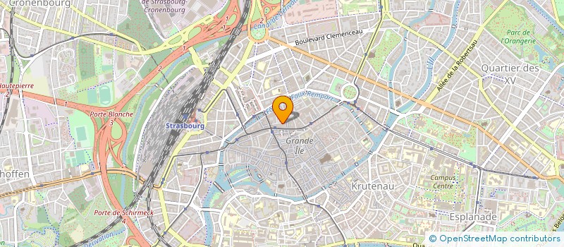 localisation de l'entreprise SCI METZERAL 26 à STRASBOURG