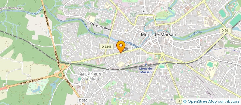 localisation de l'entreprise SCI MEUBLES D OCC à MONT-DE-MARSAN