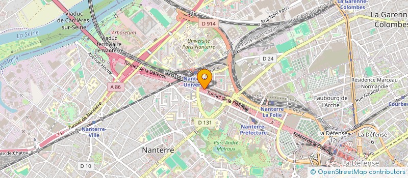 localisation de l'entreprise SCI MEUDEC & CIE  CHEVREUSE