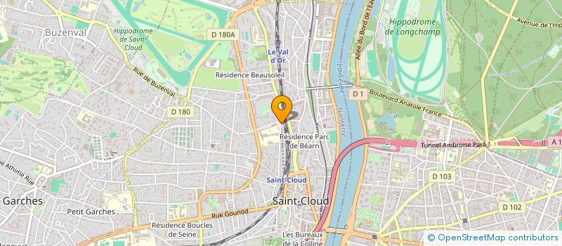 localisation de l'entreprise SCI MEULIERE à SAINT CLOUD