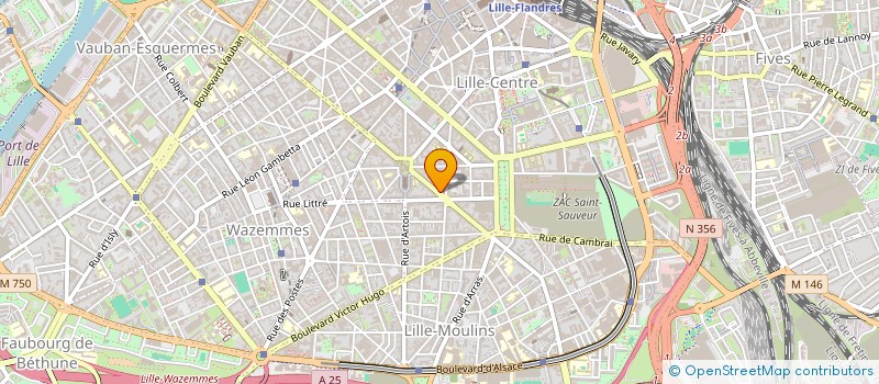 localisation de l'entreprise SCI MEUNIER à LILLE