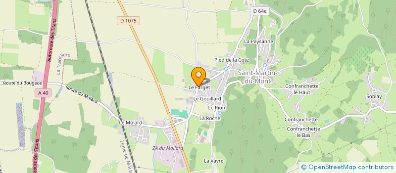 localisation de l'entreprise SCI MEUNIER  LISSIEU