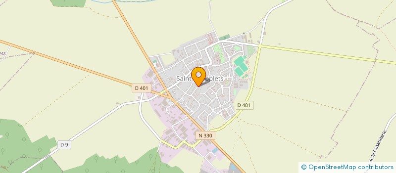 localisation de l'entreprise SCI MEUNIER  SAINT-SOUPPLETS