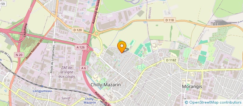 localisation de l'entreprise SCI MEUNIER à CHILLY-MAZARIN
