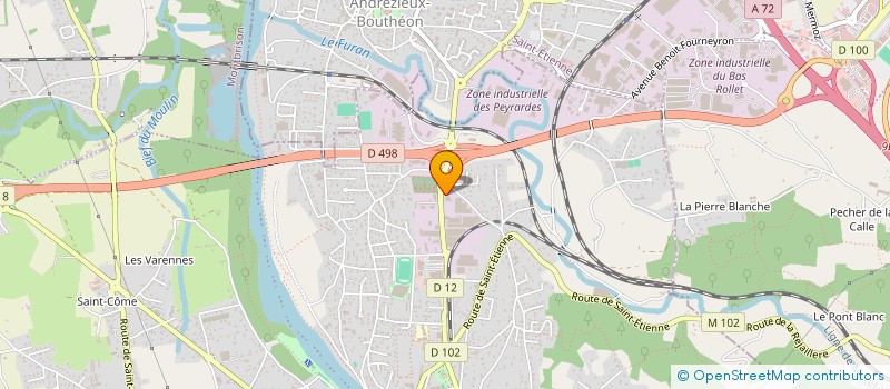 localisation de l'entreprise SCI MEUNIER AC  SAINT-JUST-SAINT-RAMBERT