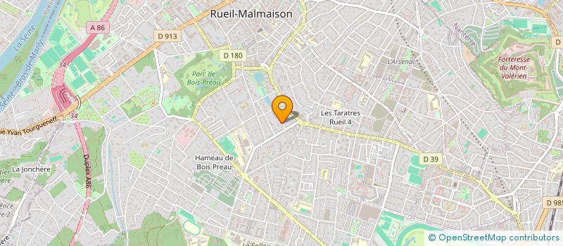 localisation de l'entreprise SCI MEUNIER DUCHENNE à RUEIL-MALMAISON