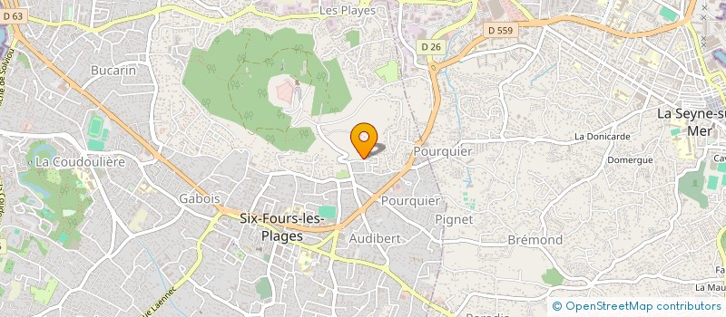 localisation de l'entreprise SCI MEUNIER ER à SIX-FOURS-LES-PLAGES