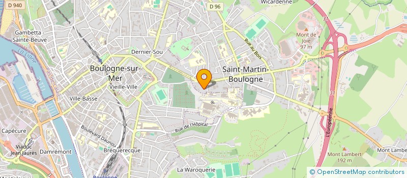 localisation de l'entreprise SCI MEUNIERS  SAINT-MARTIN-BOULOGNE