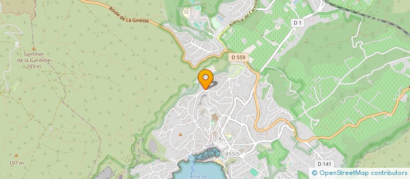 localisation de l'entreprise SCI MEUNS  CASSIS