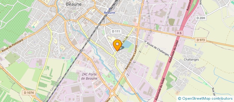 localisation de l'entreprise SCI MEURECA à BEAUNE