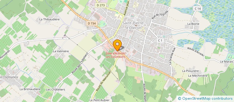 localisation de l'entreprise SCI MEURER  SAINT-PIERRE-D'OLERON