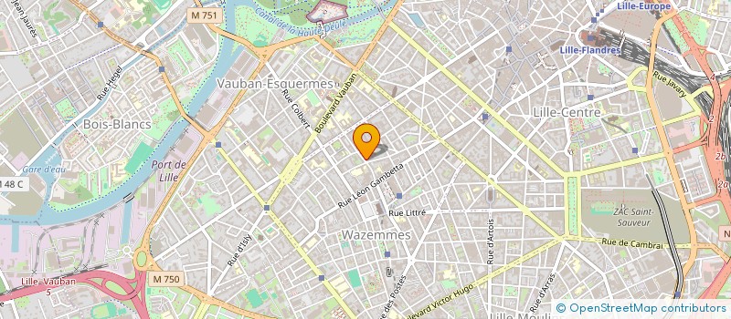 localisation de l'entreprise SCI MEURIMMO à LILLE