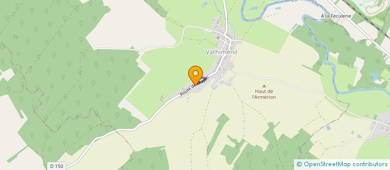 localisation de l'entreprise SCI MEURTHE & MORTAGNE  VATHIMENIL