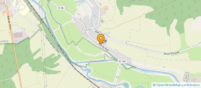 localisation de l'entreprise SCI MEUS'AVENIR à EUVILLE