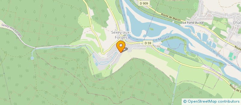 localisation de l'entreprise SCI MEUSELOR  SEXEY-AUX-FORGES
