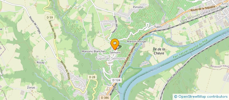 localisation de l'entreprise SCI MEV  TUPIN-ET-SEMONS