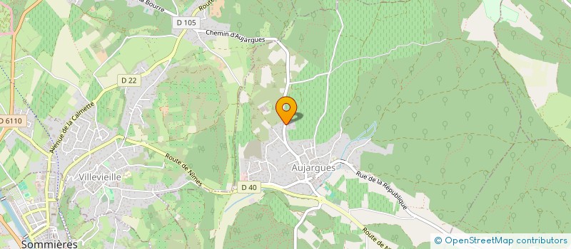 localisation de l'entreprise SCI MEVA  AUJARGUES