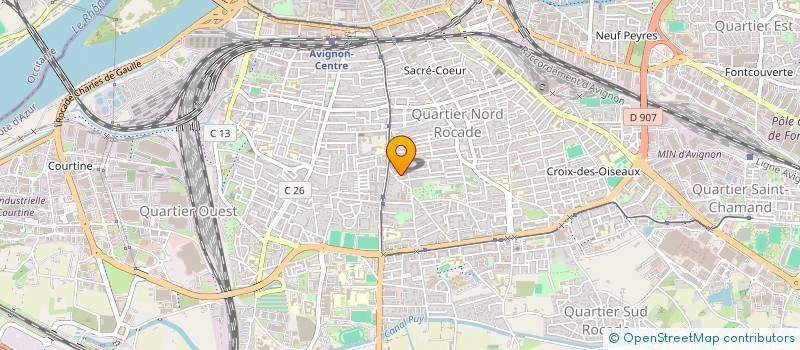 localisation de l'entreprise SCI MEVA à AVIGNON