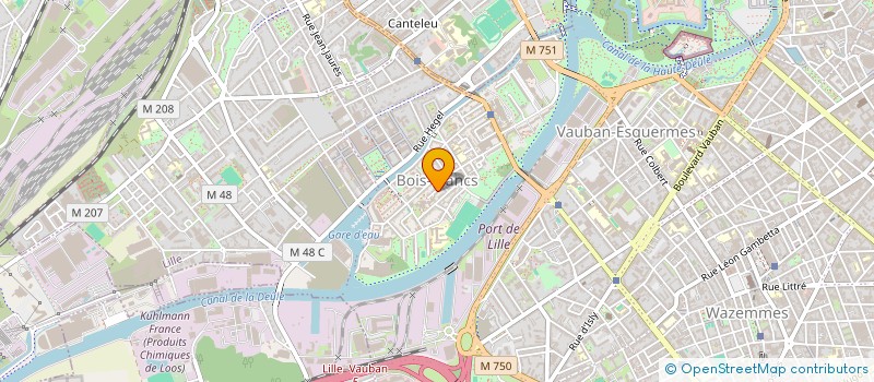 localisation de l'entreprise SCI MEVE à LILLE