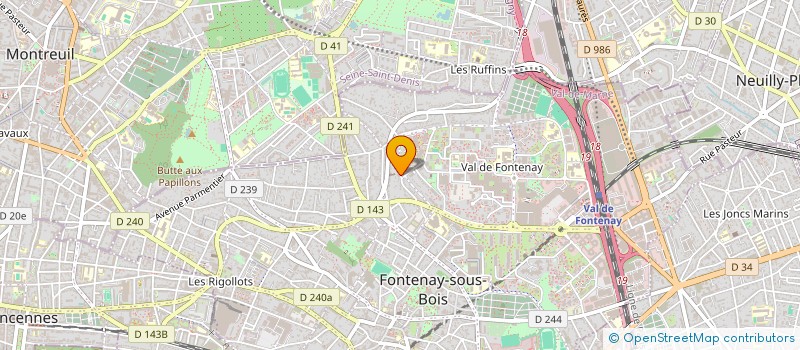 localisation de l'entreprise SCI MEVLUDE  FONTENAY-SOUS-BOIS