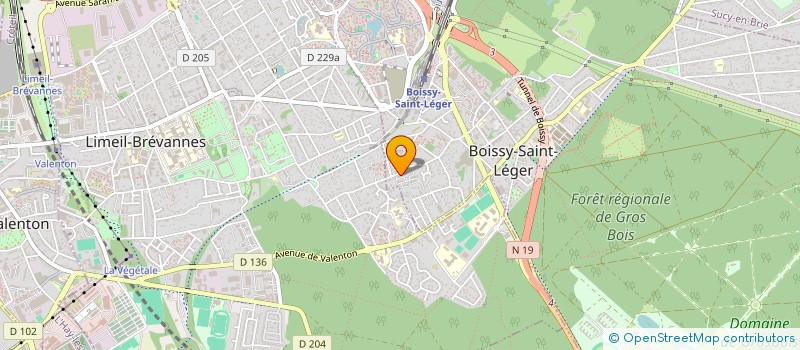 localisation de l'entreprise SCI MEW à BOISSY-SAINT-LEGER