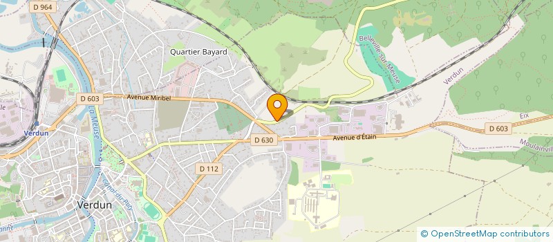 localisation de l'entreprise SCI MEXY à VERDUN