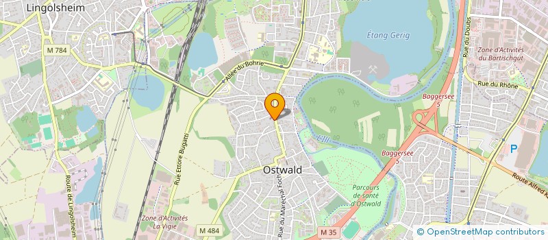 localisation de l'entreprise SCI MEY  OSTWALD