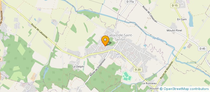 localisation de l'entreprise SCI MEYA MEYA  LABASTIDE-SAINT-SERNIN