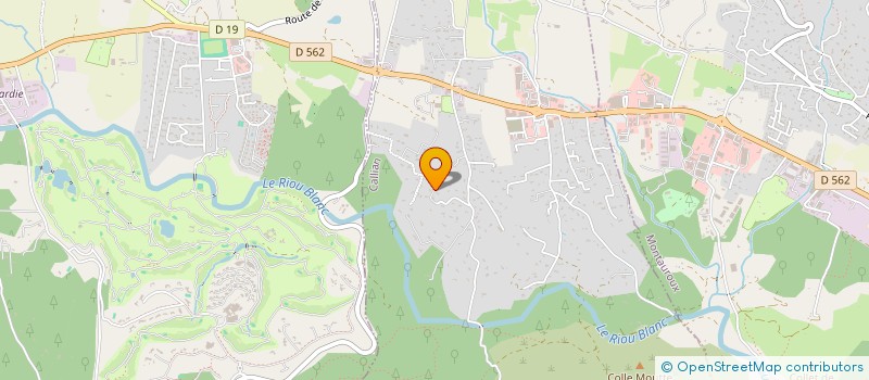 localisation de l'entreprise SCI MEYBAR  CALLIAN