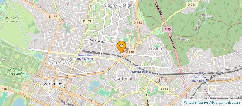 localisation de l'entreprise SCI MEYDAT à VERSAILLES