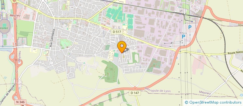 localisation de l'entreprise SCI MEYDE  MEYZIEU