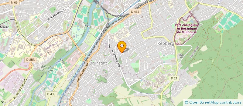 localisation de l'entreprise SCI MEYER CLAUDE ACMS  MULHOUSE