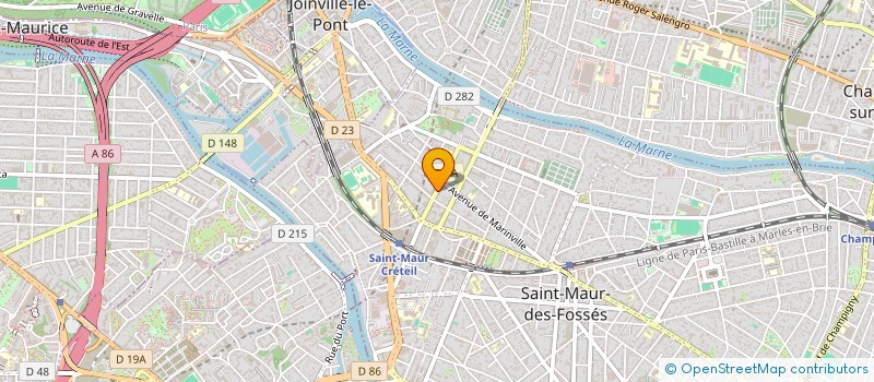 localisation de l'entreprise SCI MEYER ET ASSOCIES à SAINT-MAUR-DES-FOSSES