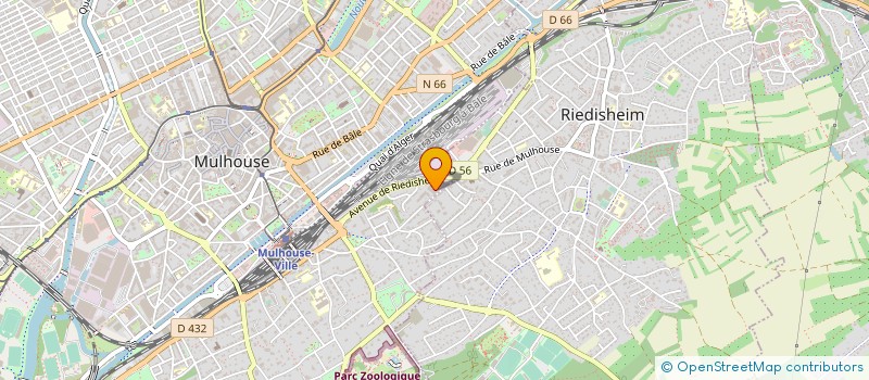 localisation de l'entreprise SCI MEYER FOHRER  MULHOUSE