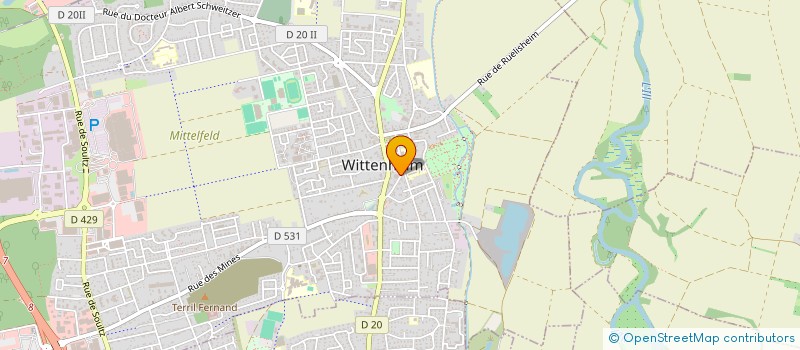 localisation de l'entreprise SCI MEYER LOCATION  KINGERSHEIM