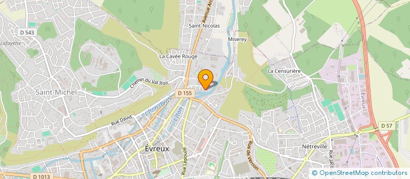 localisation de l'entreprise SCI MEYER-PODO  EVREUX