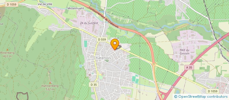 localisation de l'entreprise SCI MEYLEF  CHATENOIS