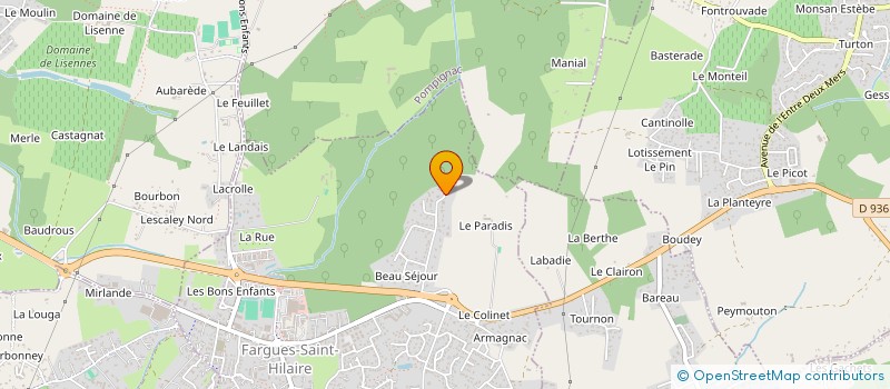 localisation de l'entreprise SCI MEYNARD  FARGUES-SAINT-HILAIRE