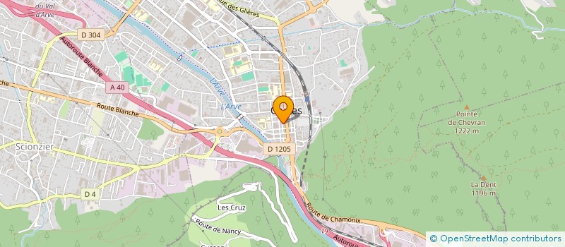 localisation de l'entreprise SCI MEYNENT-BLANC  CLUSES